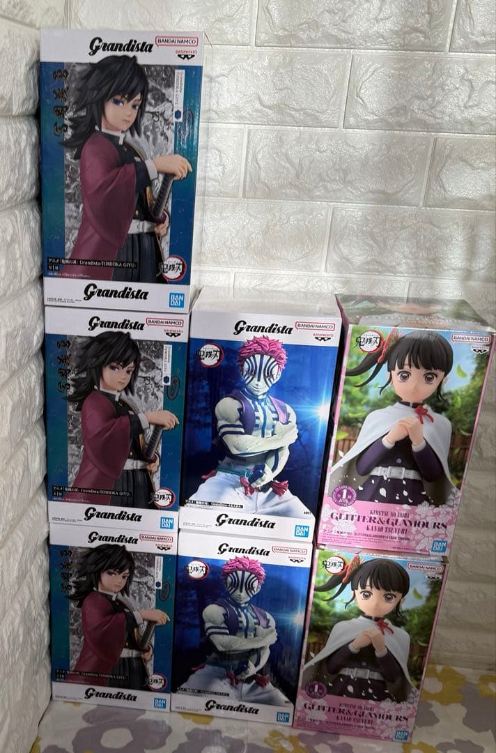 鬼滅の刃　フィギュア　フィギュア 3種類7個