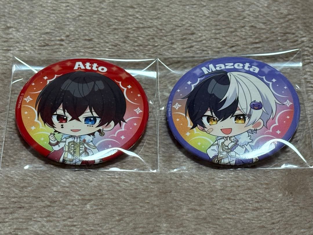 すとふぇす AMPTAK×COLORS まぜ太 あっと デフォ 缶バッジ - メルカリ