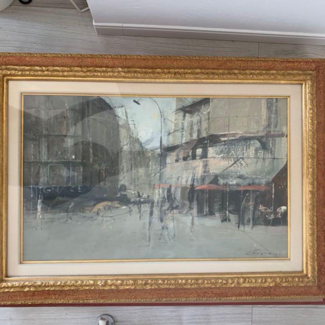 フランス三大天才画家 ジャン クロード シェネ 油彩12号M