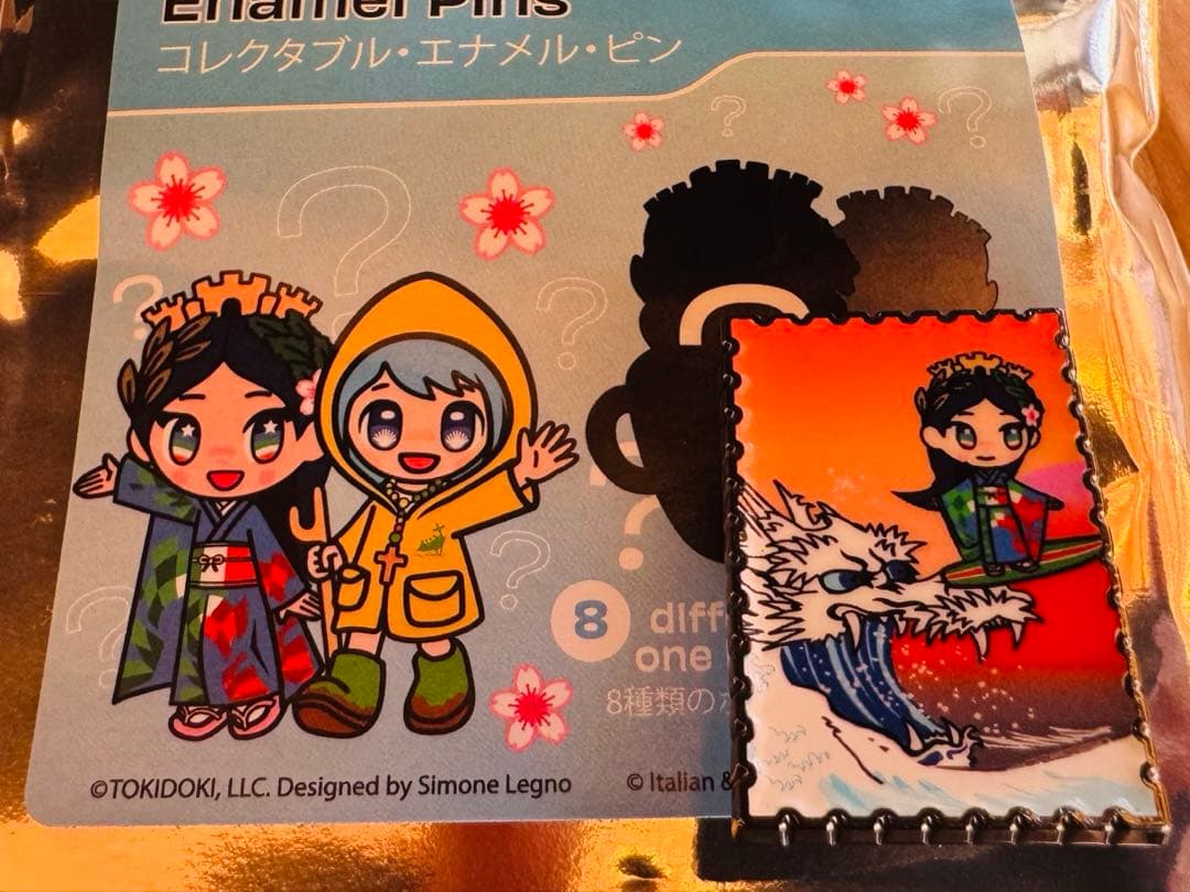 大阪万博 イタリア館限定 シークレット ピンバッジ イタリアちゃん