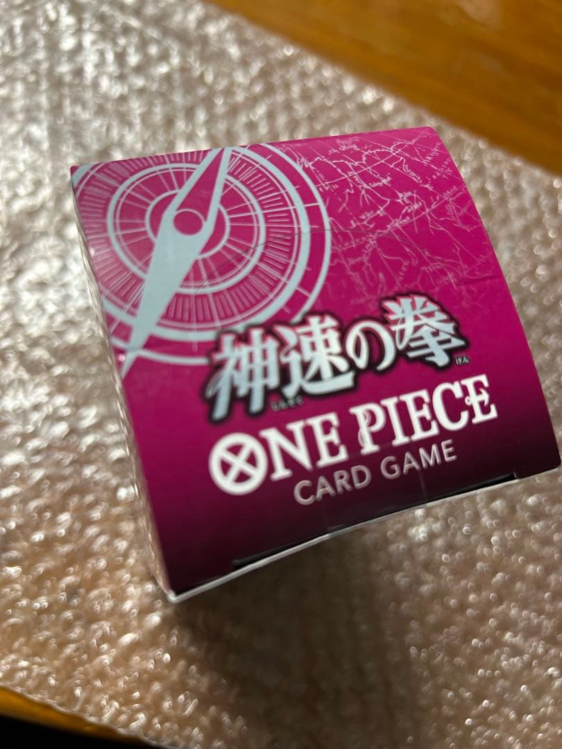 新品未開封】ワンピースカード 神速の拳1box テープ付き - メルカリ