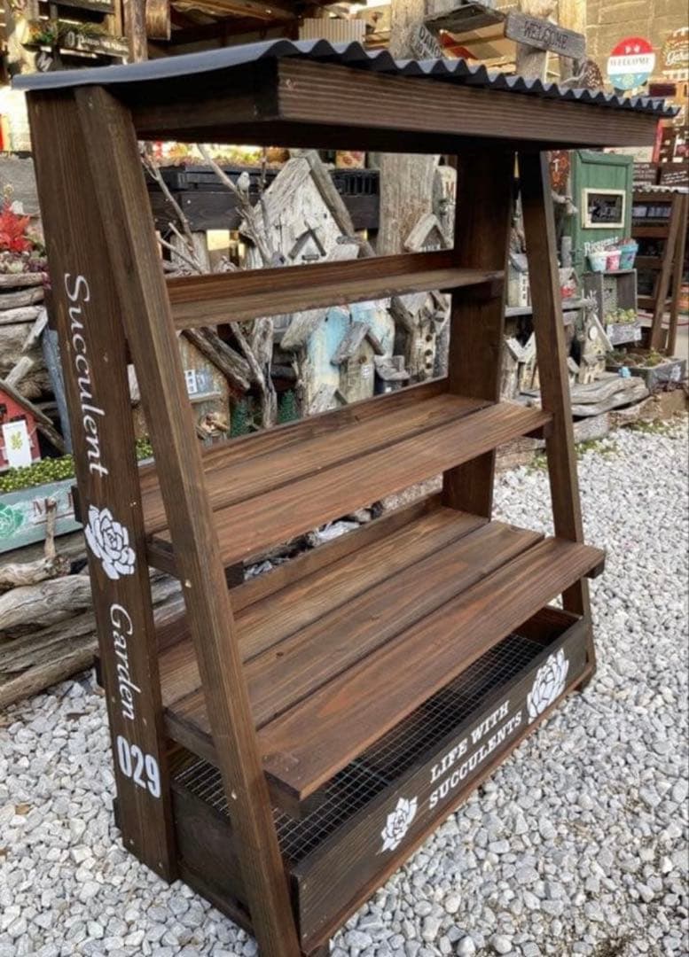 多肉植物棚　GAI-W655D（棚＋トレー）