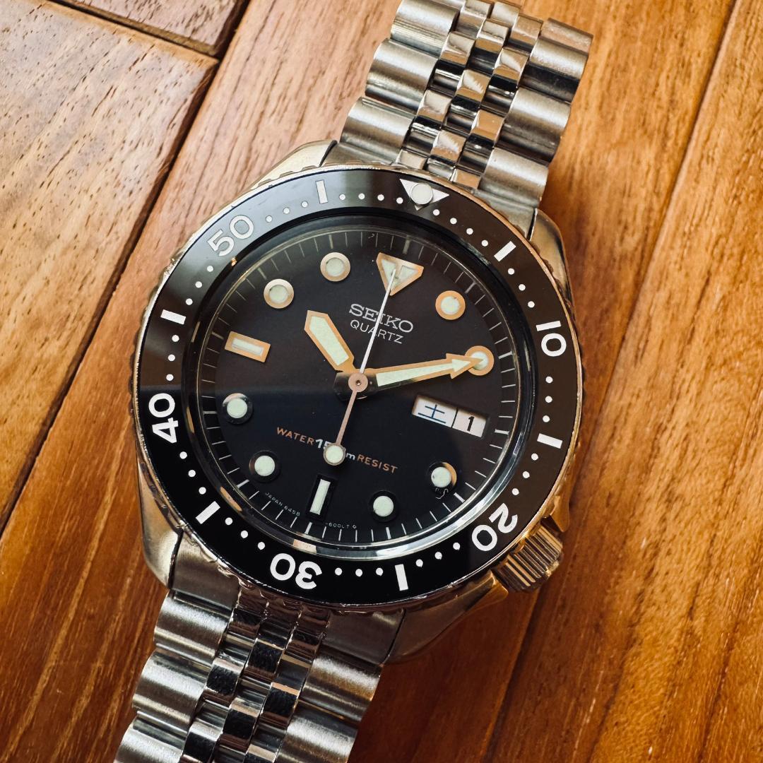 SEIKO 6458-6000 セイコー ダイバー レトロ ジュビリーブレス美品
