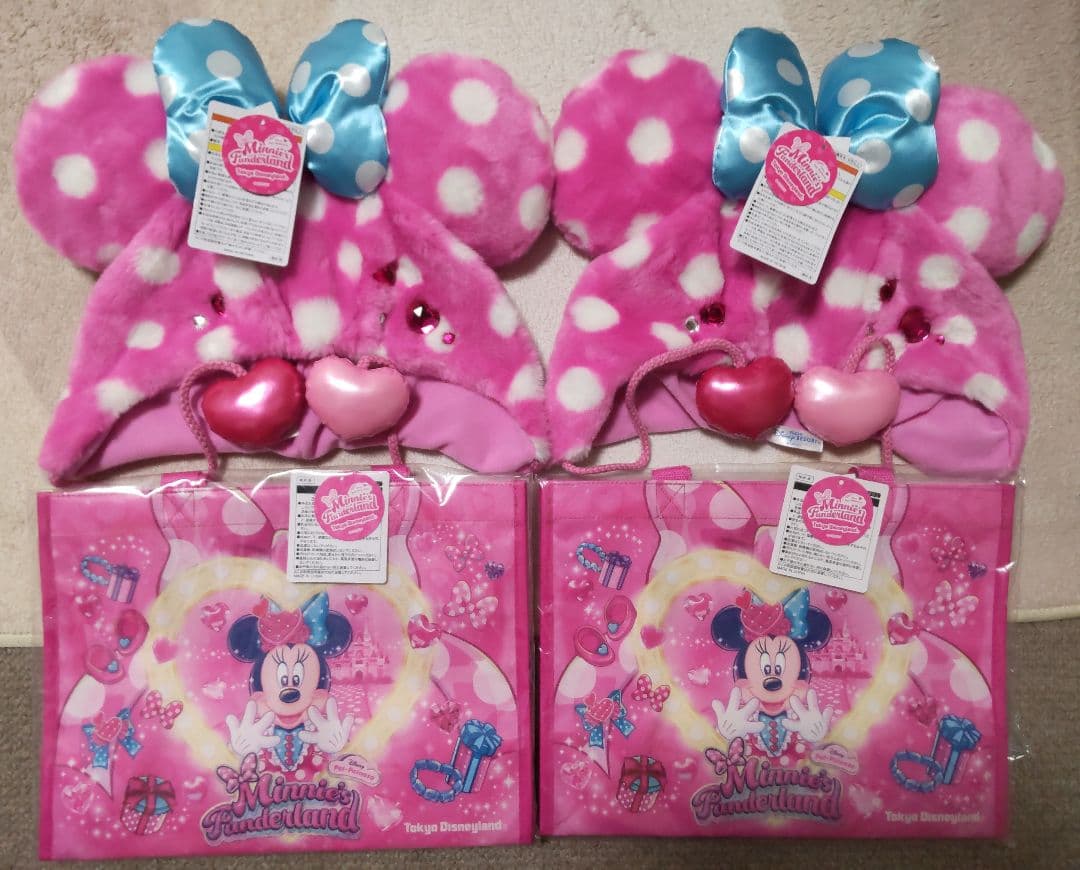 パルパルーザ　2026年 ファンキャップ2個　トートバッグ2個　計4個セット 東京ディズニーランド2026ファンキャップ・お土産まとめ -