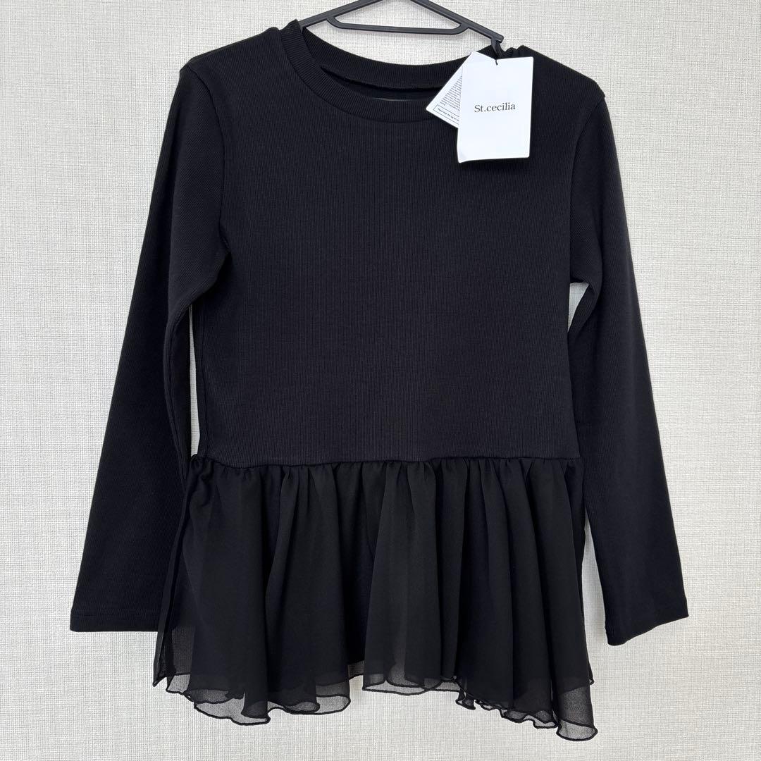 【新品未使用】girlish St.cecilia スソカラ　フリル　ブラック