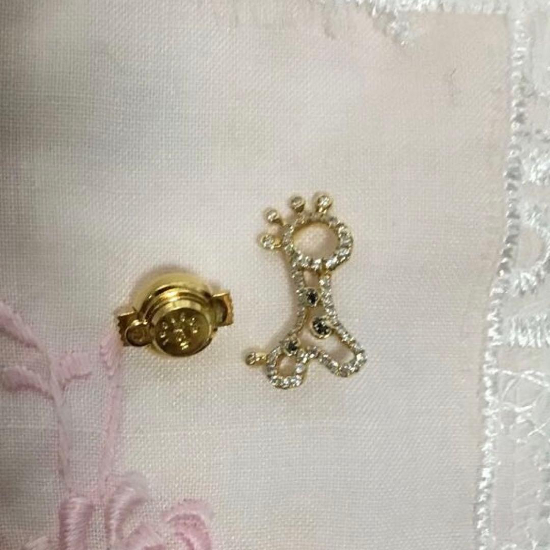 最終お値下げ‼️k18YGダイヤモンドブローチキリン - メルカリ