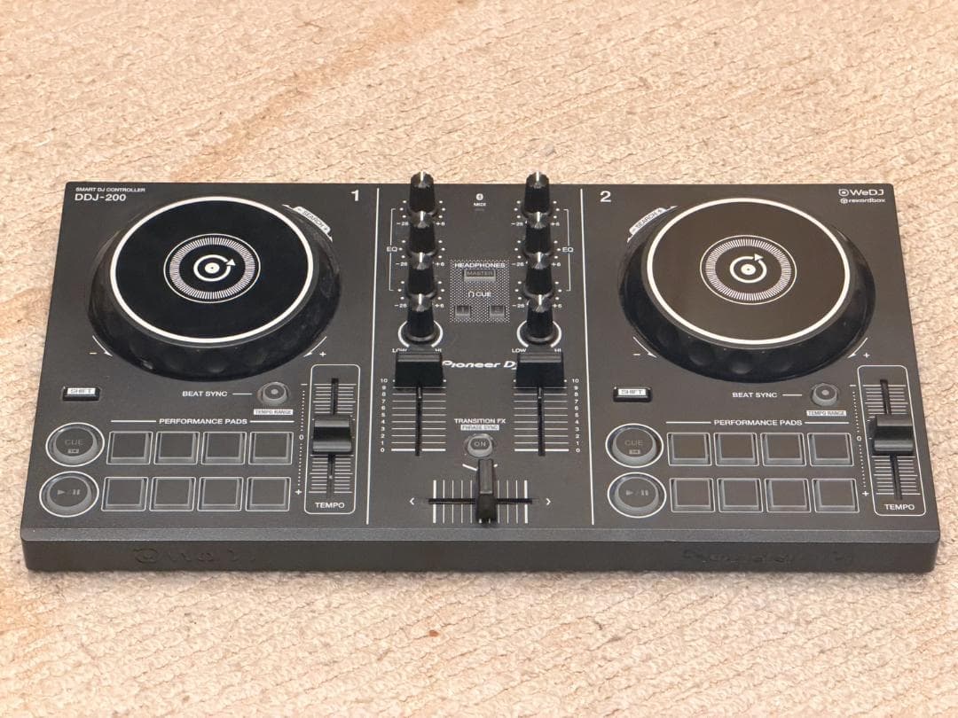 【美品】Pioneer DDJ-200 Bluetooth DJコントローラー