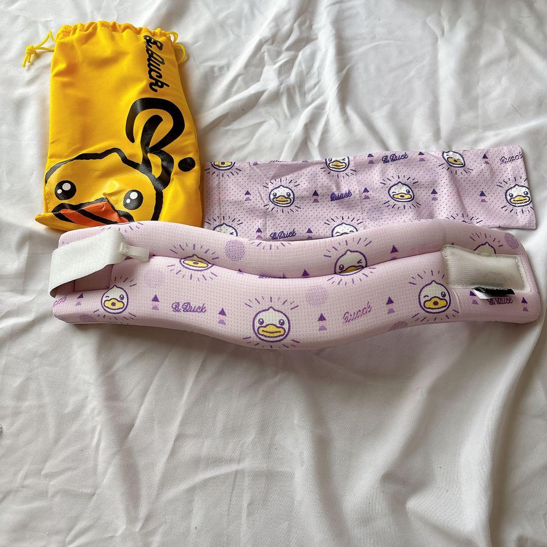 ☆首 頚椎 サポーター ネックカラー 男女兼用 ムラサキ アヒル むらさき