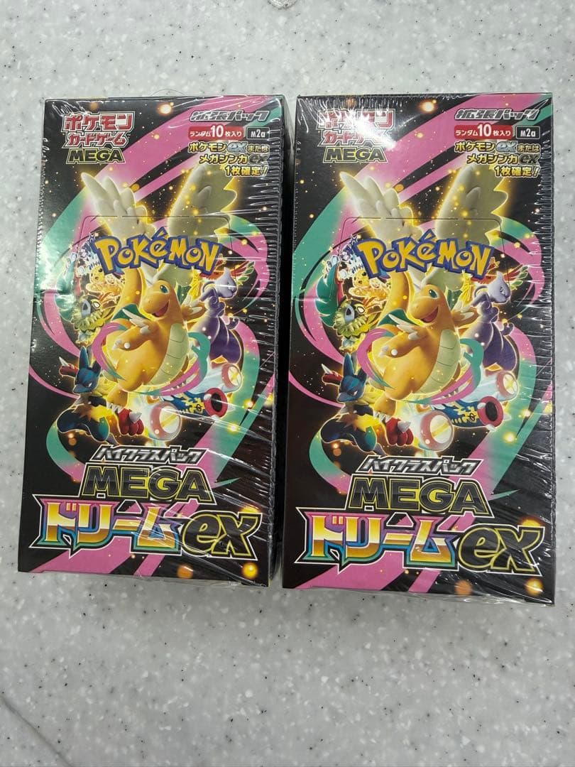 ポケモンカード MEGA ドリームEX 2BOX - メルカリ
