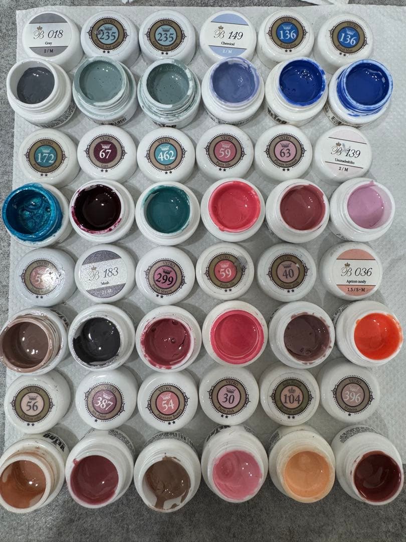 46個/ニュアンス系くすみカラー/VETRO.プリジェル/まとめ売り/新品有り