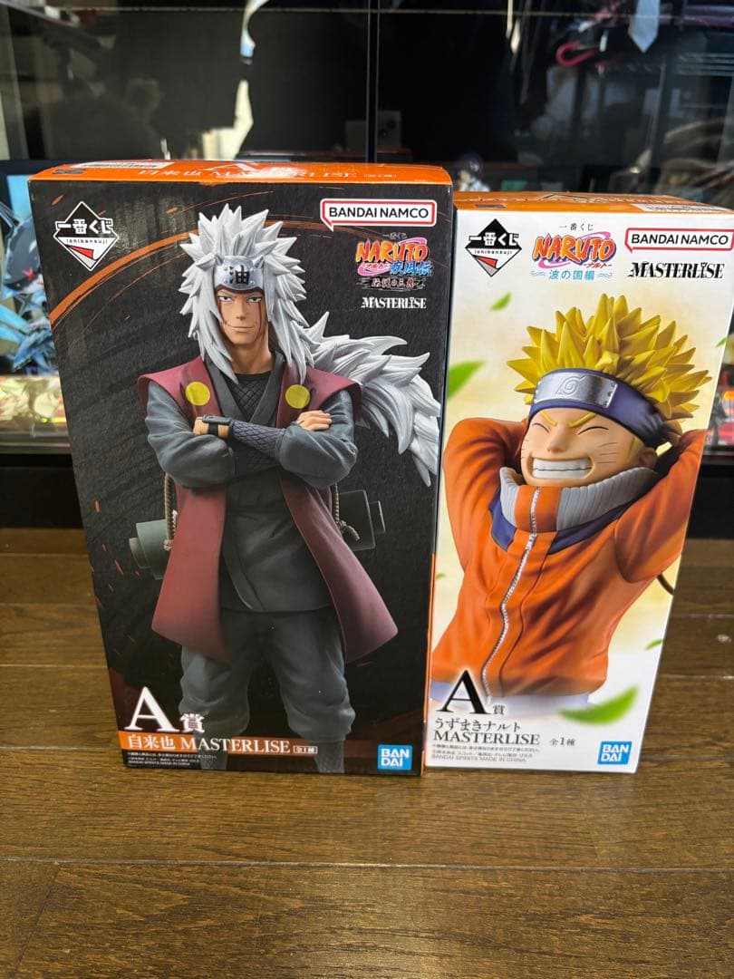 NARUTO 一番くじ Ａ賞　うずまきナルト　自来也　　波の国編　伝説の三忍