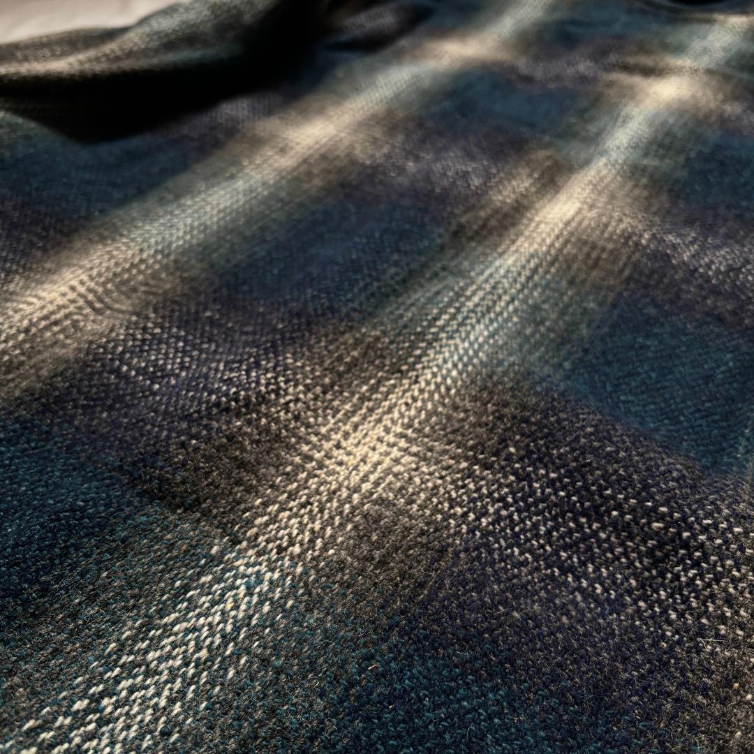 Melton 70s USA製 CPO ネルシャツ オンブレ シャドー チェック | Shop