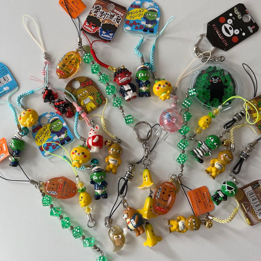 ご当地 ストラップ 根付け キーホルダー キーチェーン お土産 おまとめ
