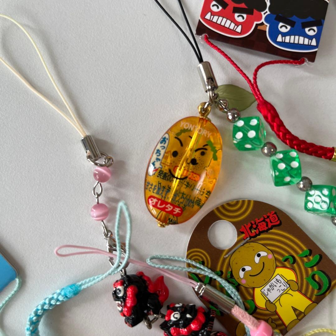 ご当地 ストラップ 根付け キーホルダー キーチェーン お土産 おまとめ