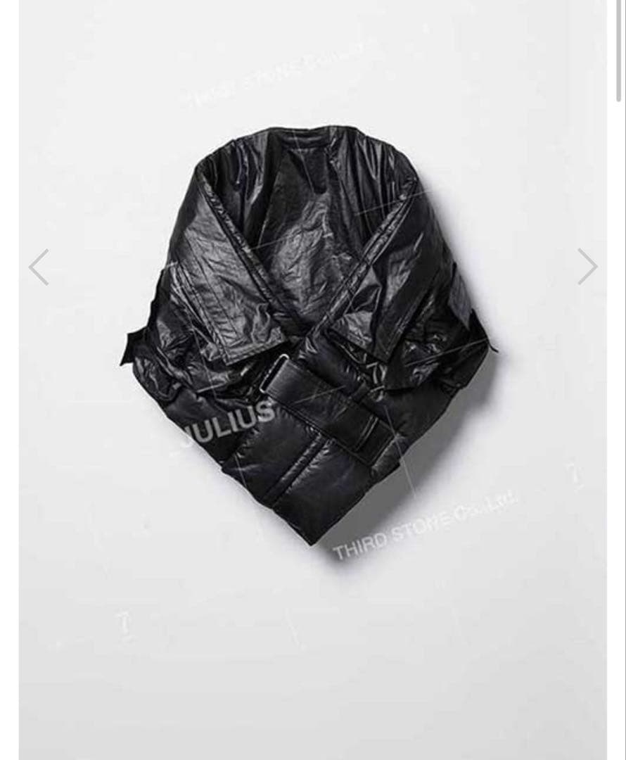 新品未使用JULIUS ダウン ネックウォーマー マフラー　ユリウス　ストール