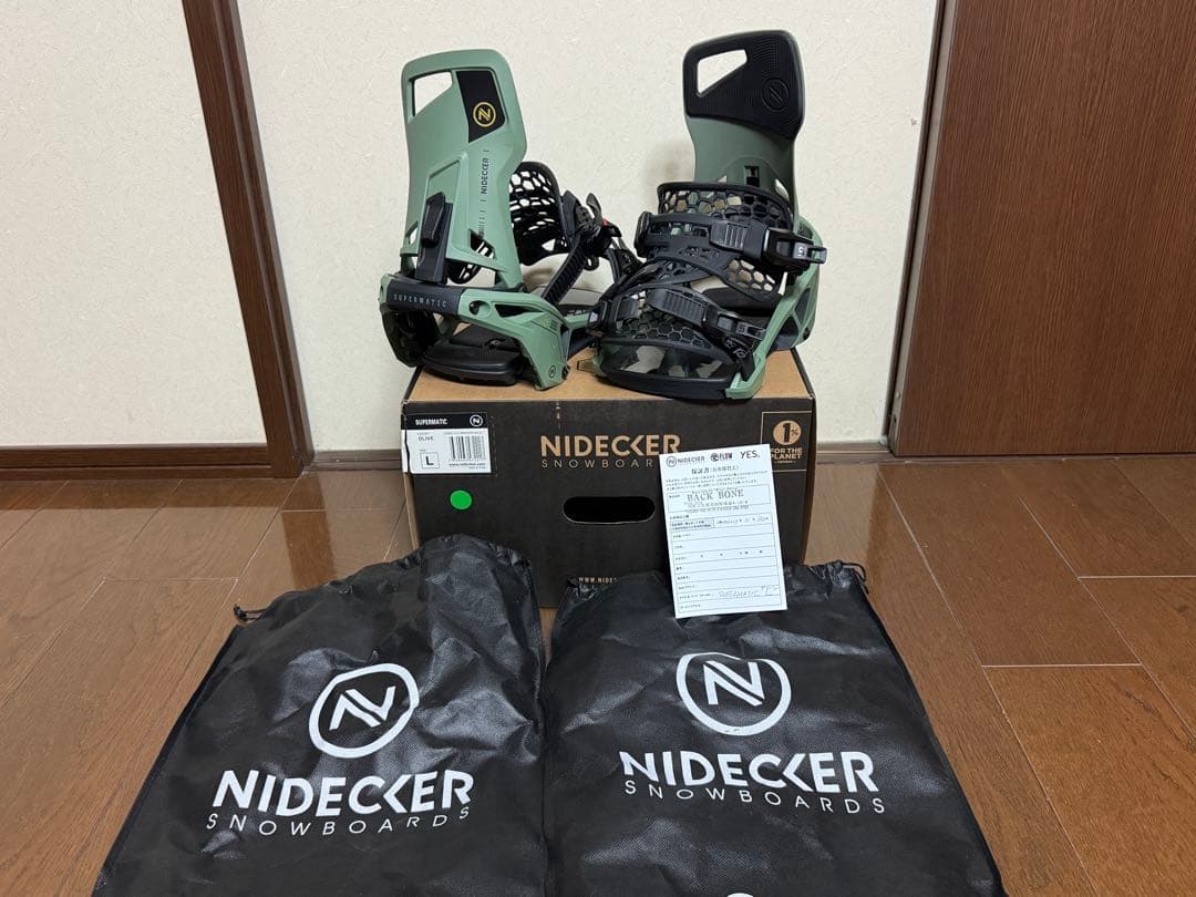 24-25モデル Nidecker Supermatic L グリーン保証書付き NIDECKER（ナイデッカー） 24-25 NIDECKER/ナイデッカー SUPERMATIC
