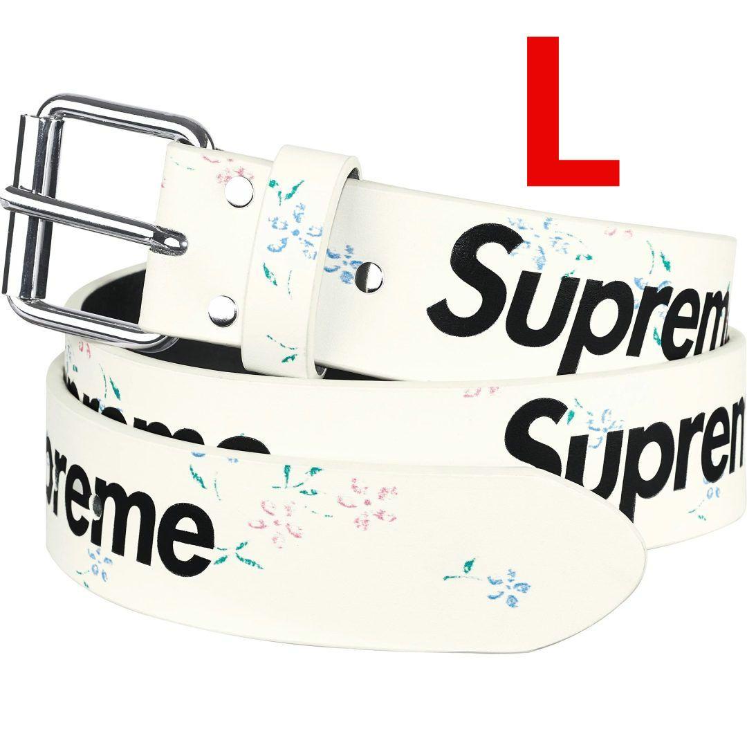 Supreme Repeat Leather Belt Floral Lサイズ Supreme - Supreme Repeat Leather Belt Floralの通販 by eggplant's