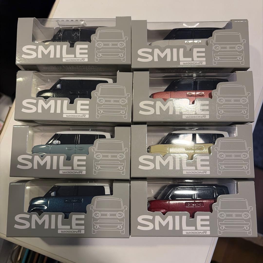 SMILE WAGON R ミニカー 8個セット