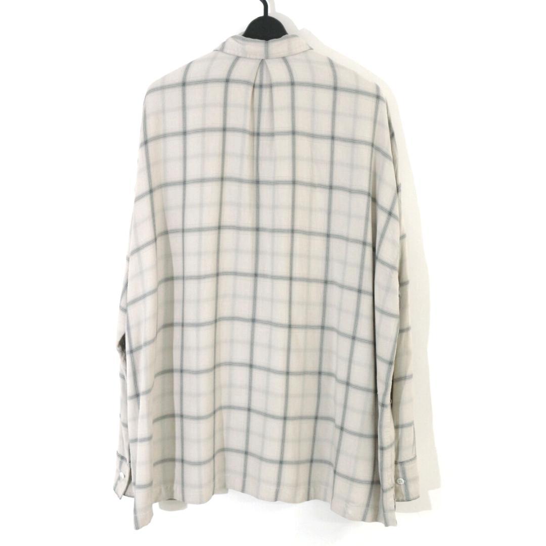 レミレリーフ 23SS アパルトモン別注 2WAY レーヨンチェックシャツ