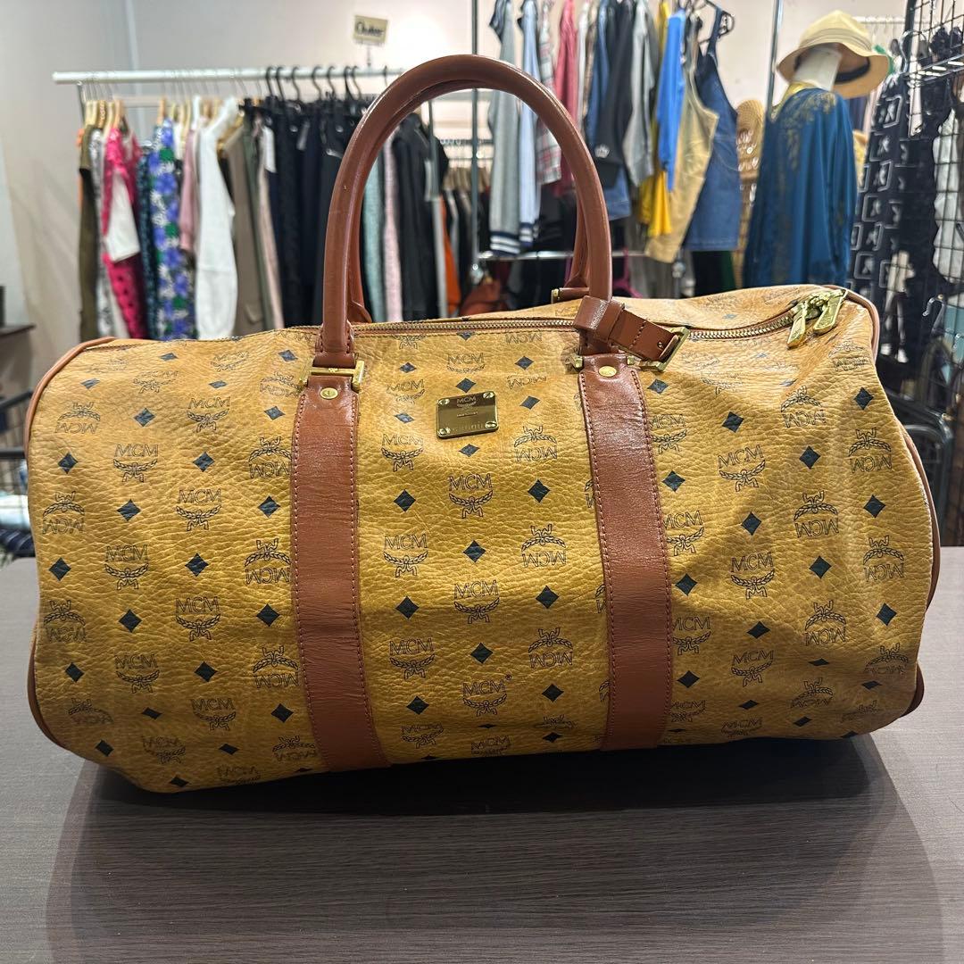 MCM エムシーエム ヴィセトス ボストンバッグ 幅50