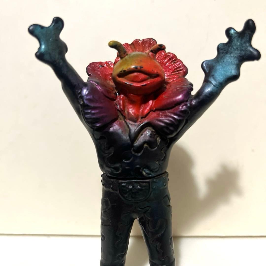 ポピー製 仮面ライダー ドクダリアン 珍色 ソフビ フィギュア 当時物 怪人