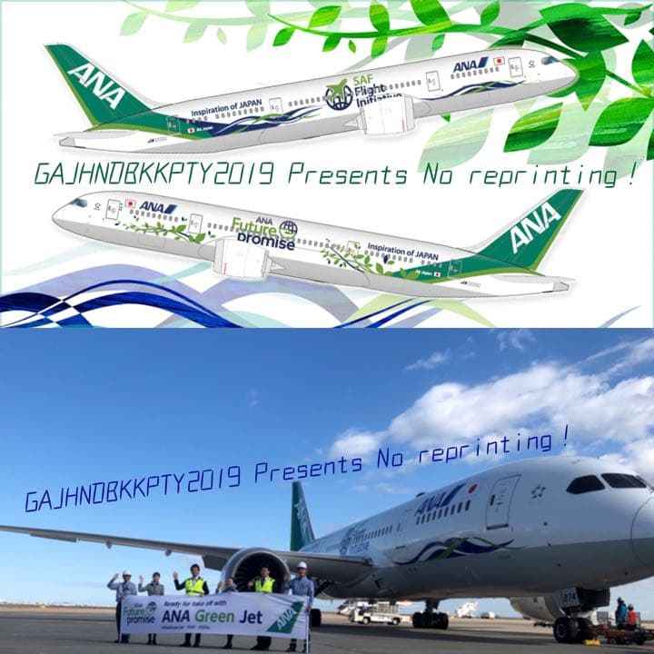 1/400 ANA 特別塗装 Green Jet B-787-9 モデルプレーン