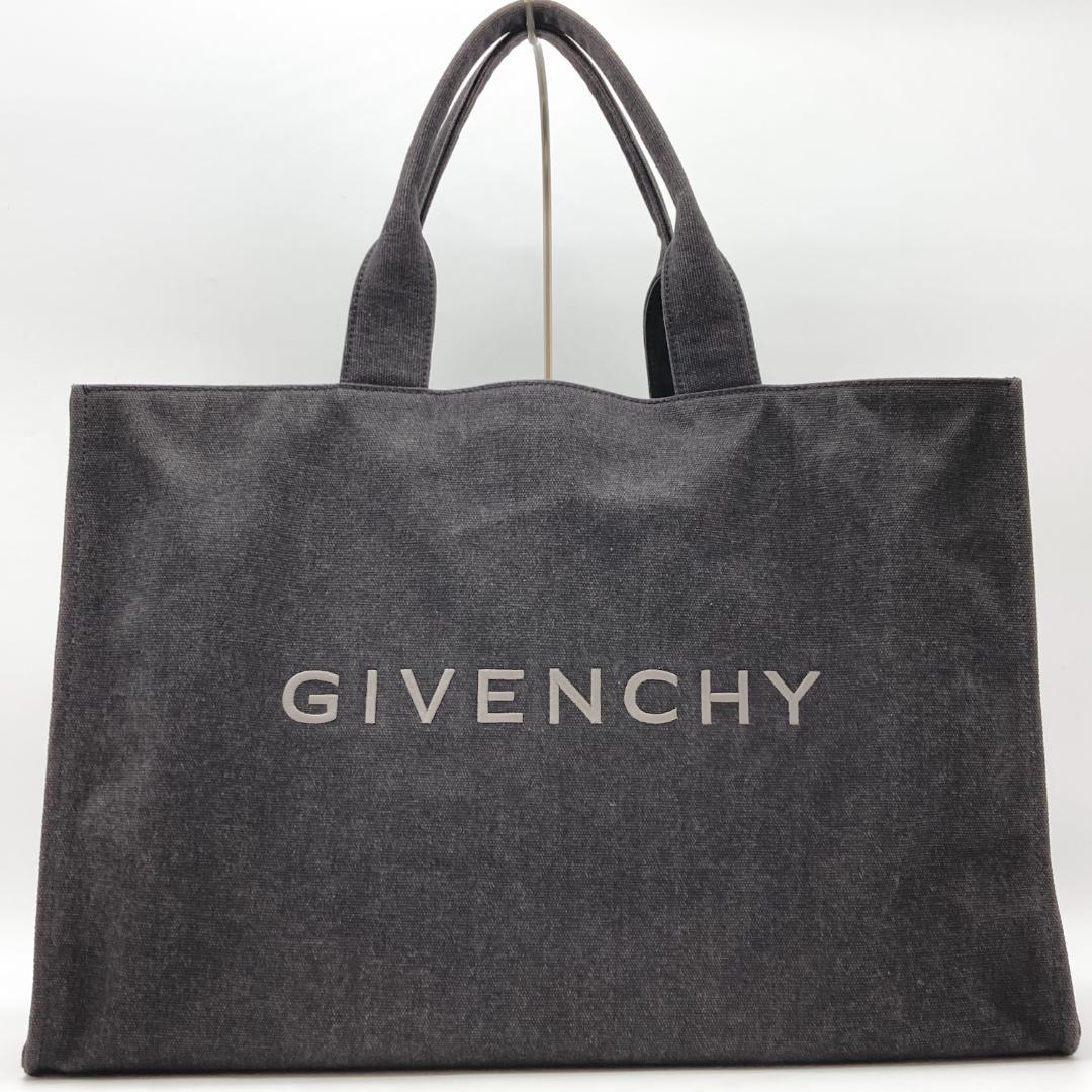 レア 美品　GIVENCHY　トートバッグ　ロゴ　刺繍　ジバンシイ　4G