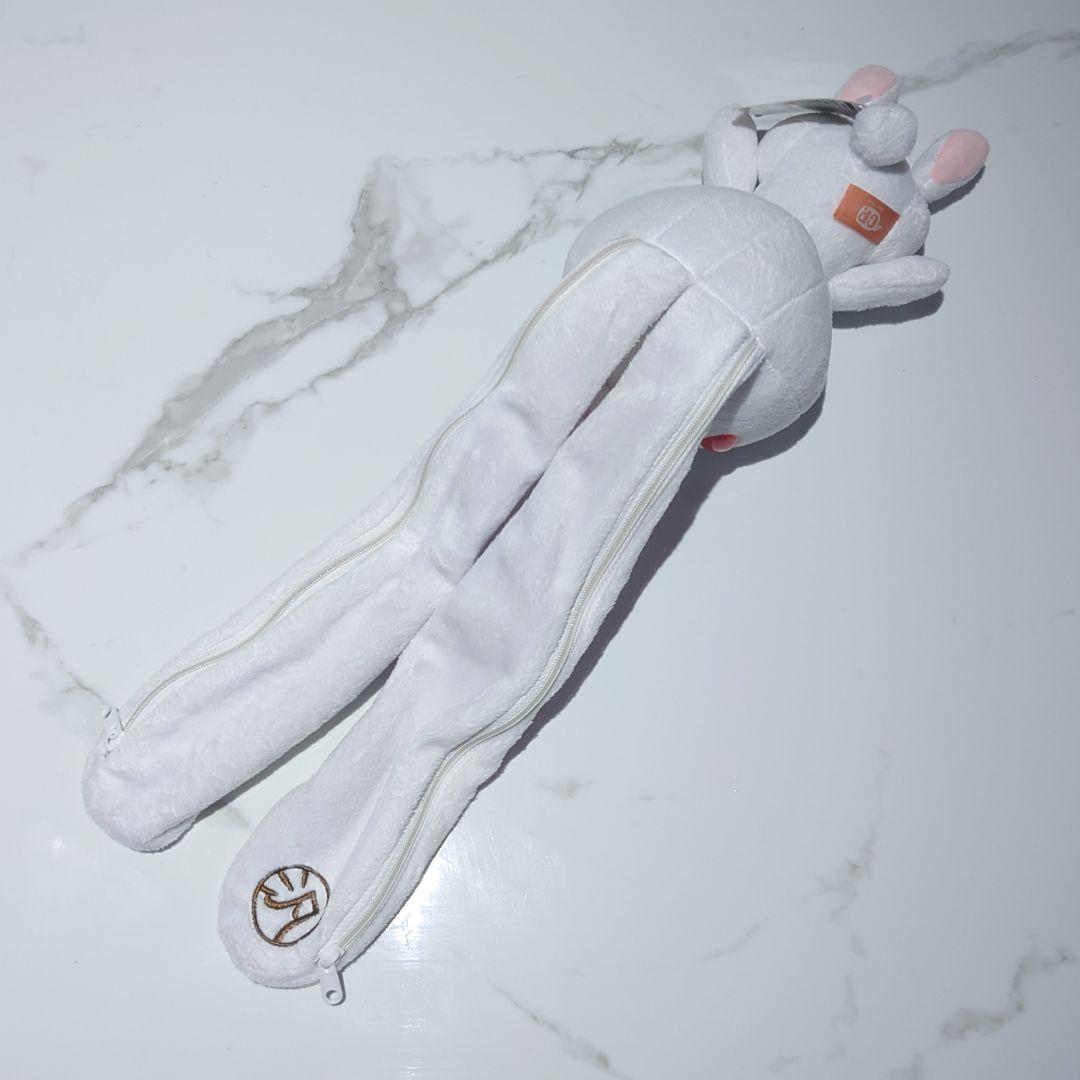 チャックスGP 汎用うさぎ デュアルペンポーチ 汎用ホワイト（ペン