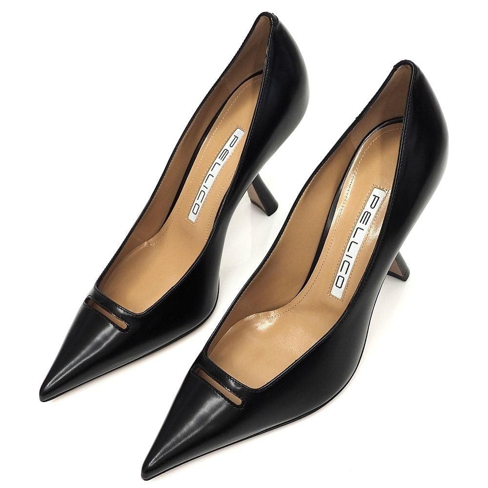 新品 PELILCO CUORE 90 SC レザーパンプス 38.5 新品 PELILCO CUORE 90 SC レザーパンプス 38.5 CUORE Tストラップ