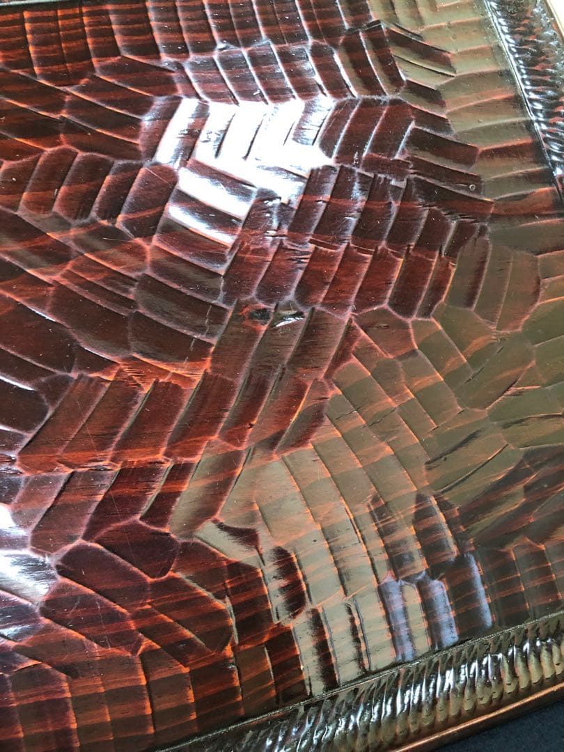 割引❗️《R》伝統工芸 讃岐彫 四方膳 讃岐膳5客 刳抜　251007あ7