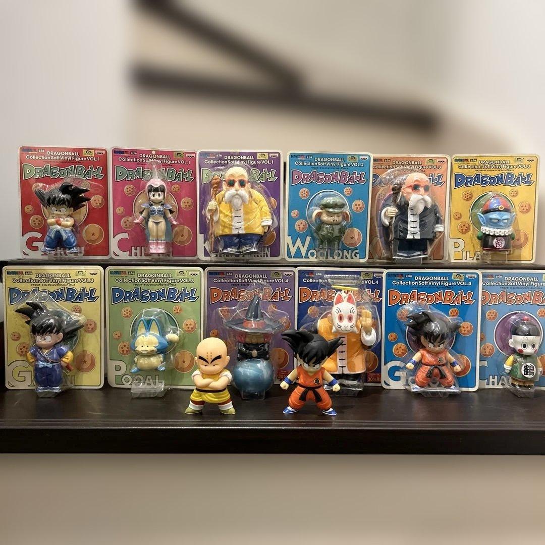 ドラゴンボール コレクションソフビフィギュアセット 孫悟空 亀仙人 占いババ 他