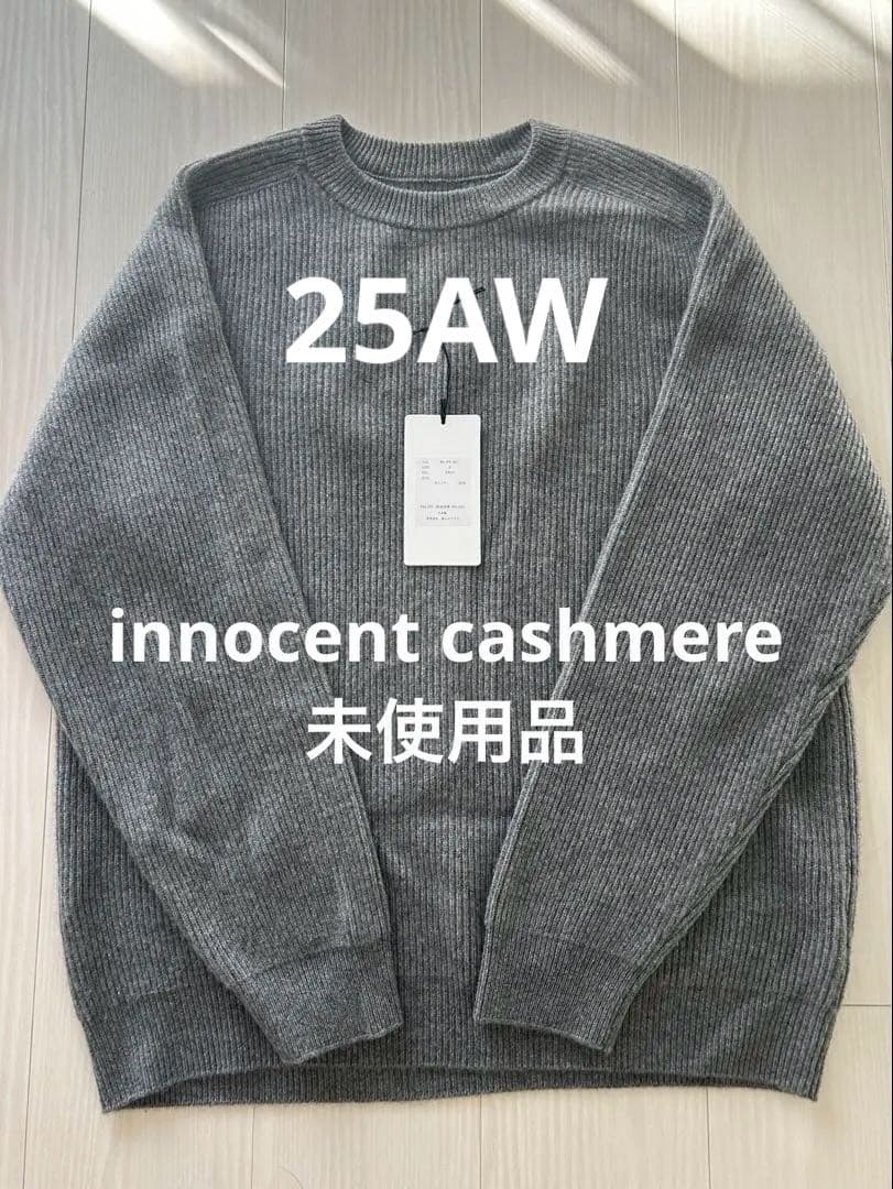 トップス BATONER INNOCENT CASHMERE RIB CREW NECK