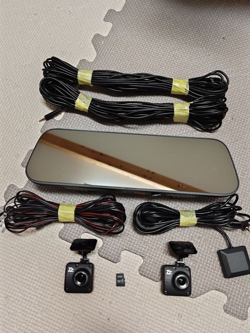 TZ ミラー型ドライブレコーダーTZ−D203MW前後独立カメラ トヨタ（TOYOTA） 【日本製/3年保証】TZ 電子インナーミラー型