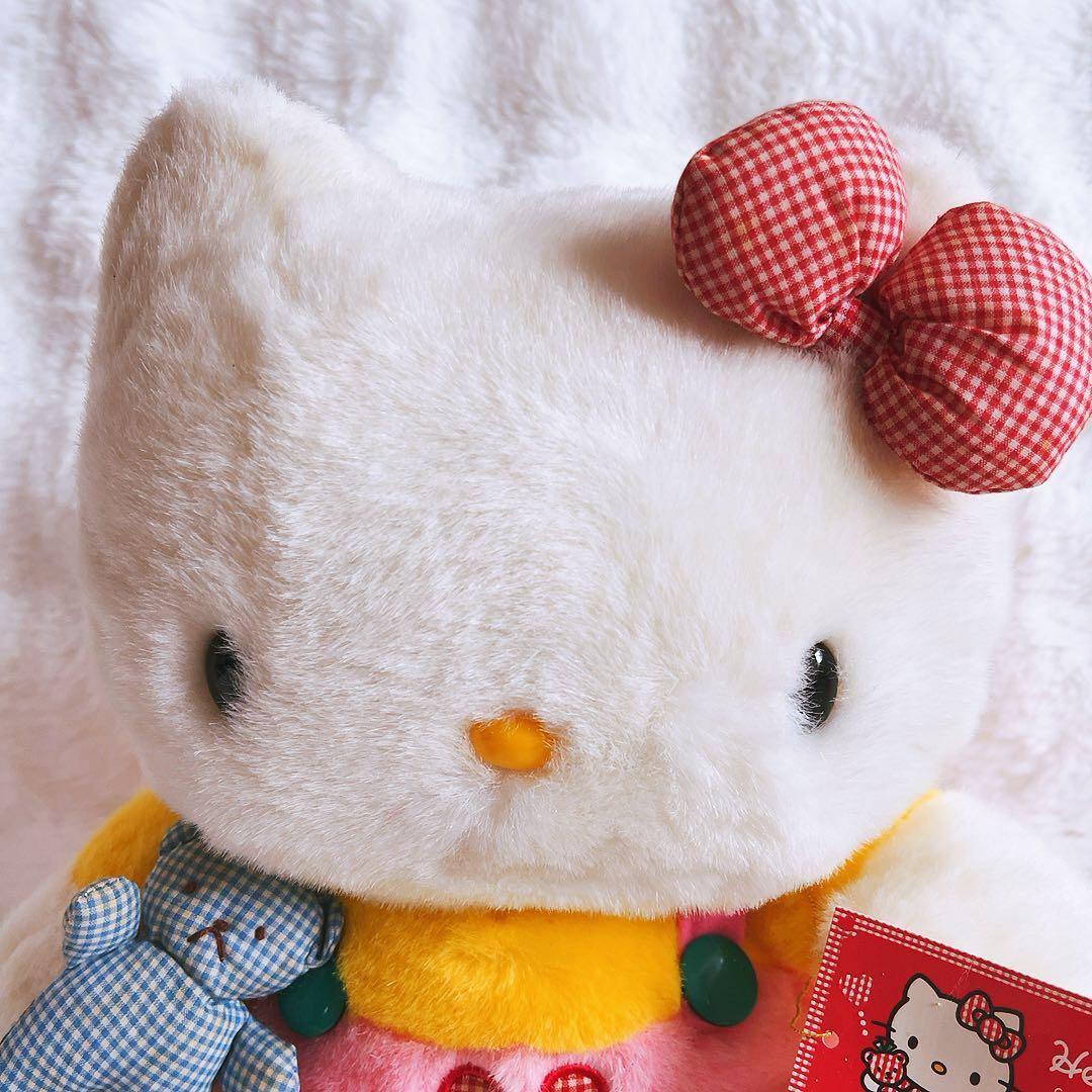 希少レア ハローキティ レトロぬいぐるみ 1994 当時品 サンリオ - メルカリ