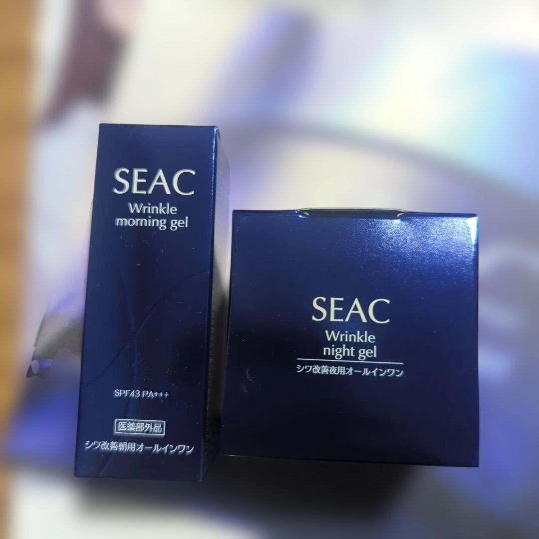 SEAC Wrinkle 朝 gel & 夜gel 25gセット - メルカリ