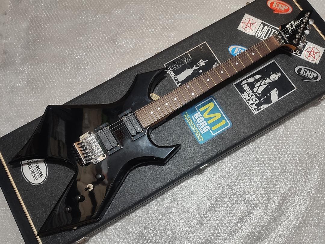 B.C. RICH Warlock エレキギター 86年 日本製 ハードケース付 Amazon | B.C.Rich JNTWGHTBL エレキギター NT Warlock Hardtail/Trans
