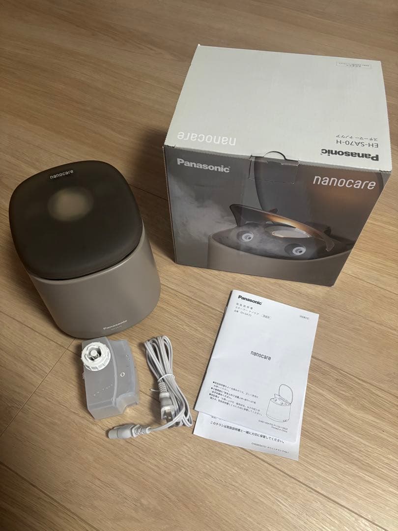 【Panasonic】 スチーマー ナノケア EH-SA70 グレージュ