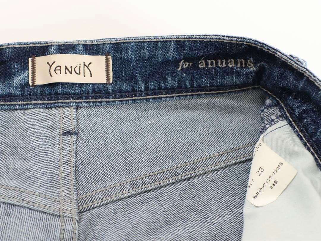 未使用 YANUK anuans Pintuck Straight OAB 23 - メルカリ