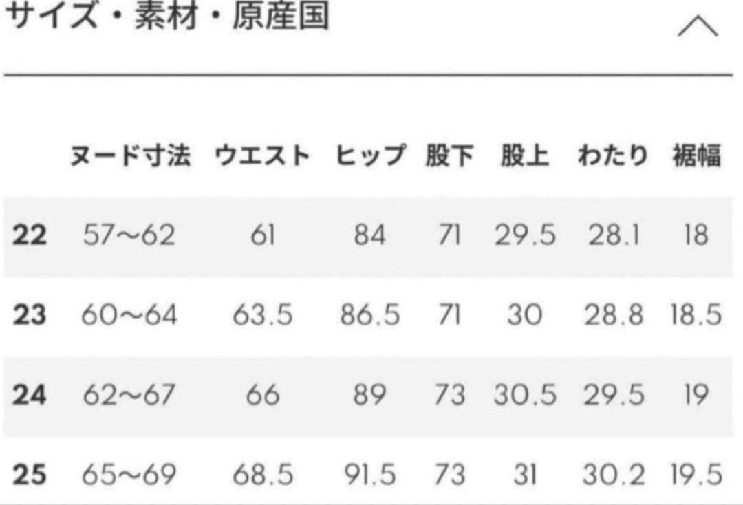 未使用 YANUK anuans Pintuck Straight OAB 23 - メルカリ