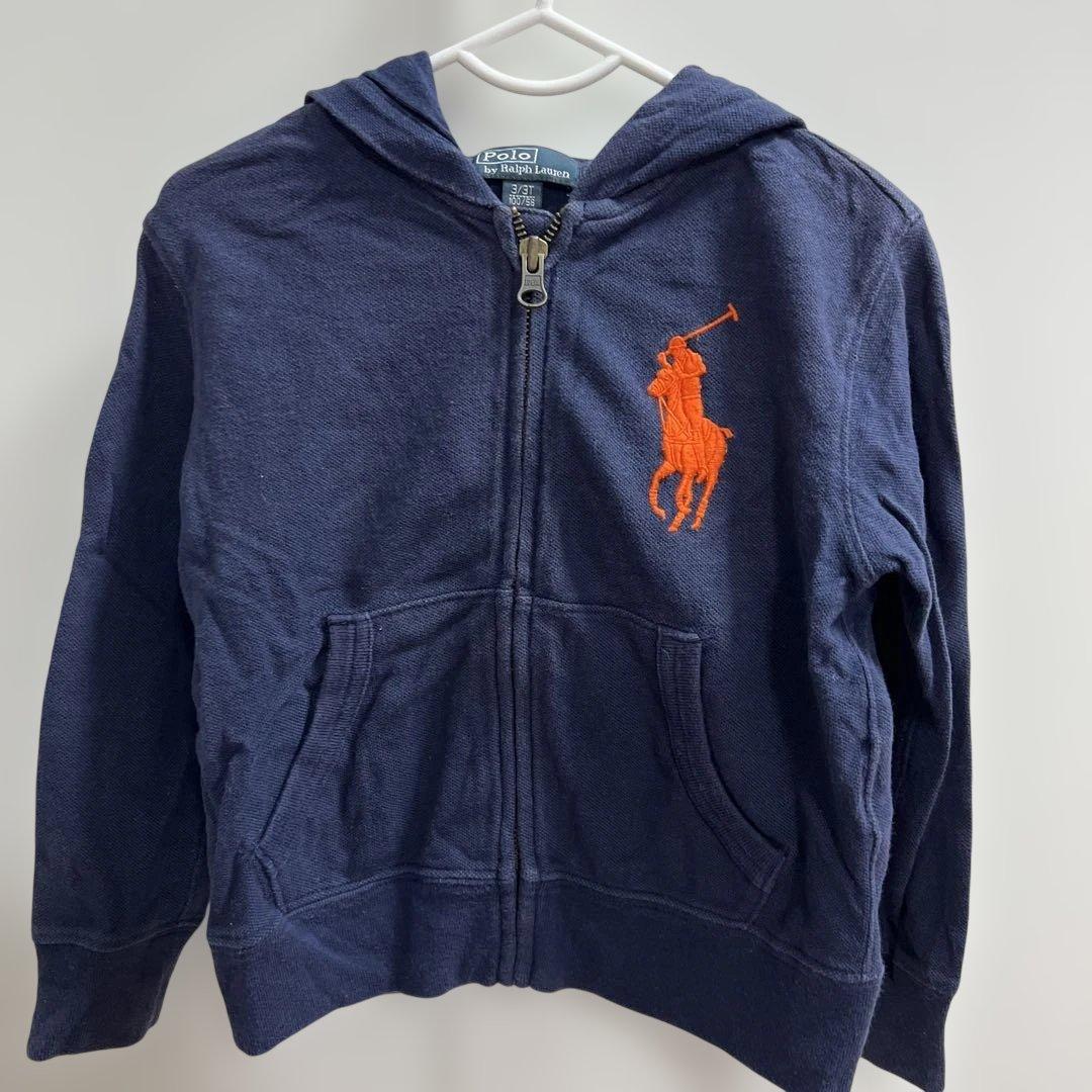 Polo by Ralph Lauren ネイビー パーカー 100cm - メルカリ