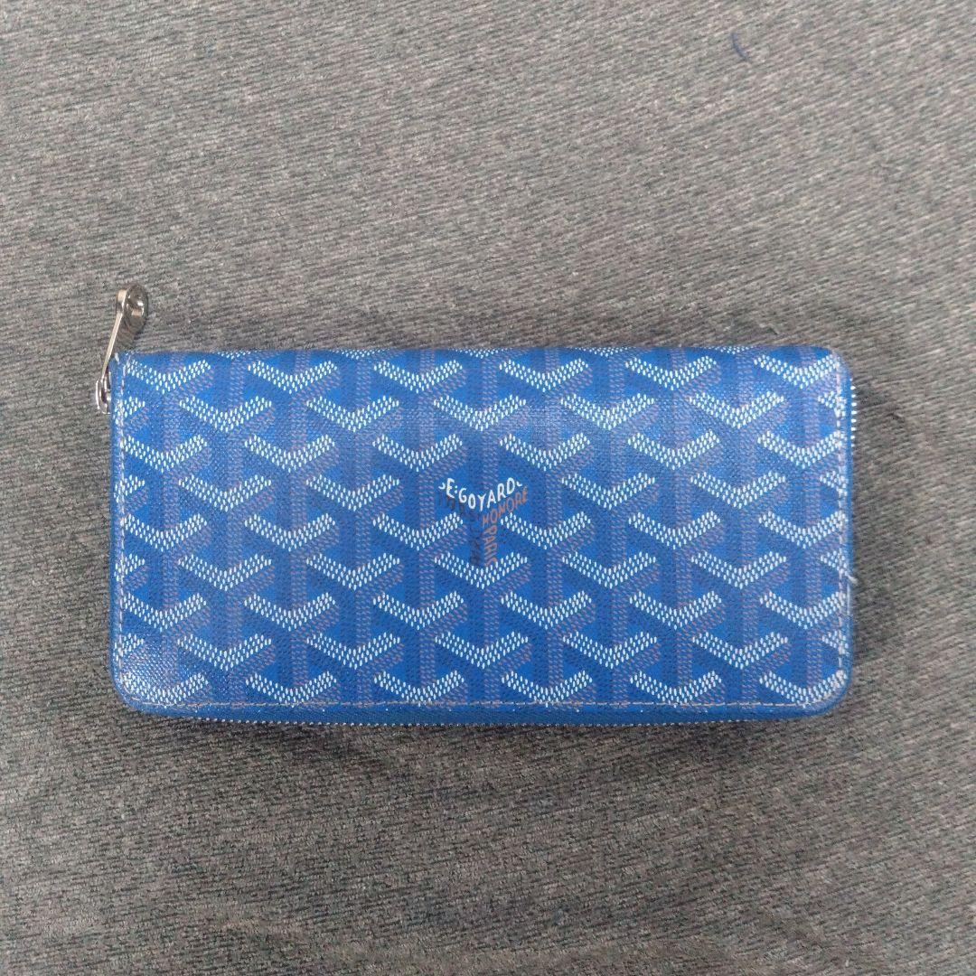 GOYARD　長財布　ブルー