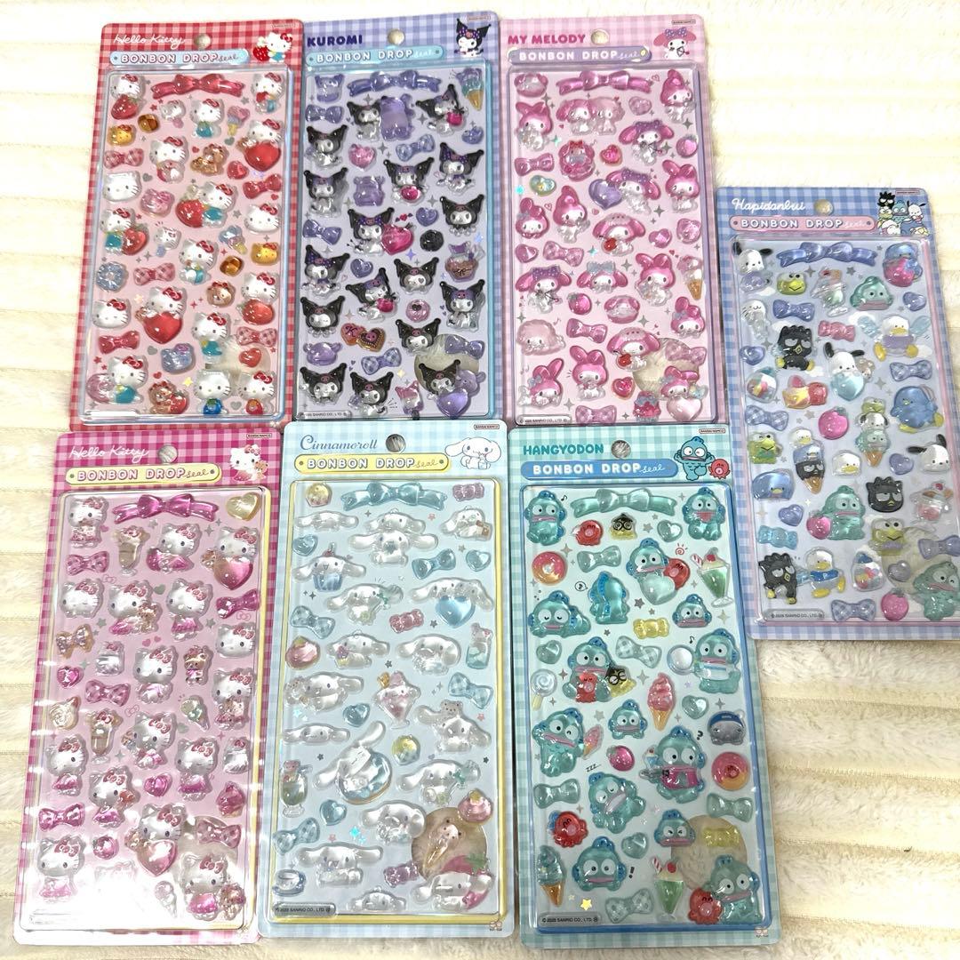 c*️様 国内正規品　第二弾　サンリオボンボンドロップシール7種セット
