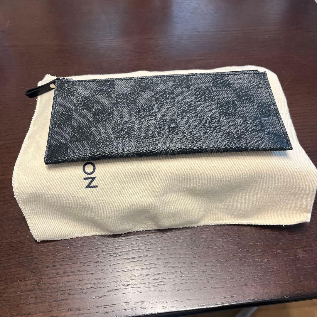 Ｔ2ルイヴィトン　ダミエ　グラフィット　ロン　モデュラブル　ケース