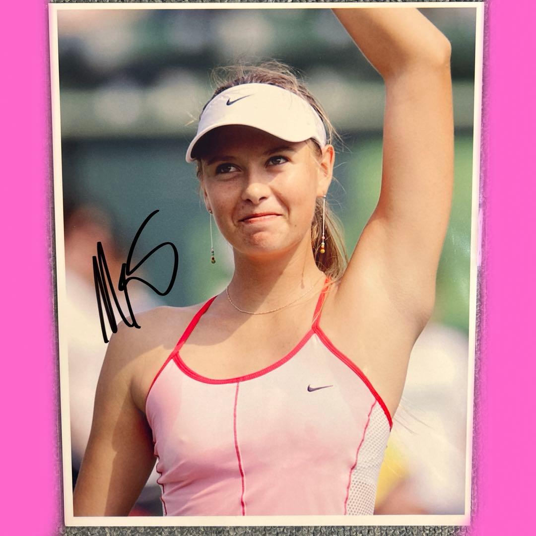 マリア・シャラポワ 直筆サイン写真 - メルカリ