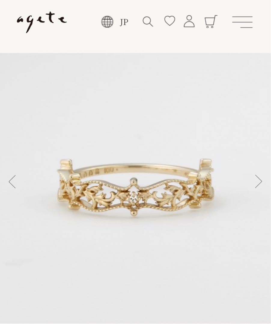 アクセサリー agete Ring