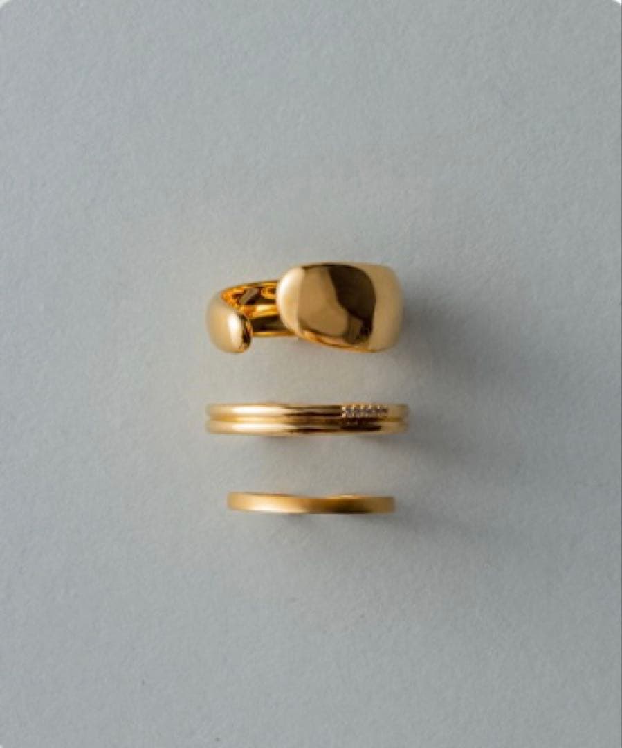 ete SVYG リング、イヤーカフ セット