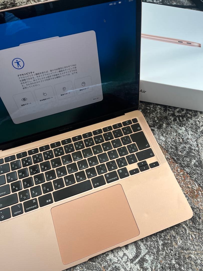 Apple MacBook Air ローズゴールド 本体 中古 - メルカリ