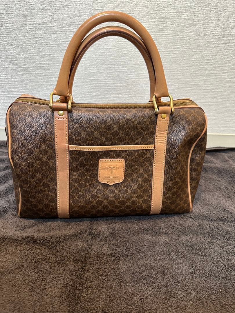 CELINE セリーヌ　ミニボストンバッグ　ハンドバッグ　マカダム　M14