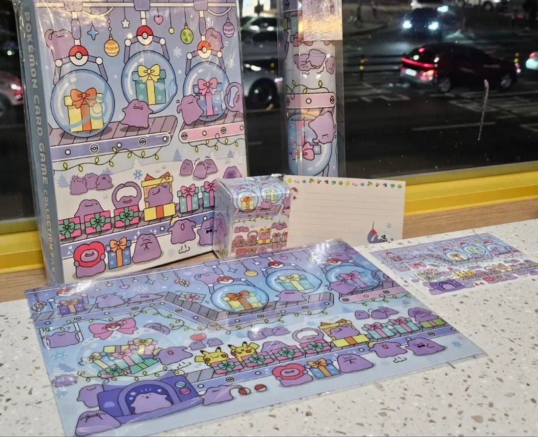 【韓国限定】メタモンプロジェクトポケカ サプライ メタモンピカチュウ 5点セット