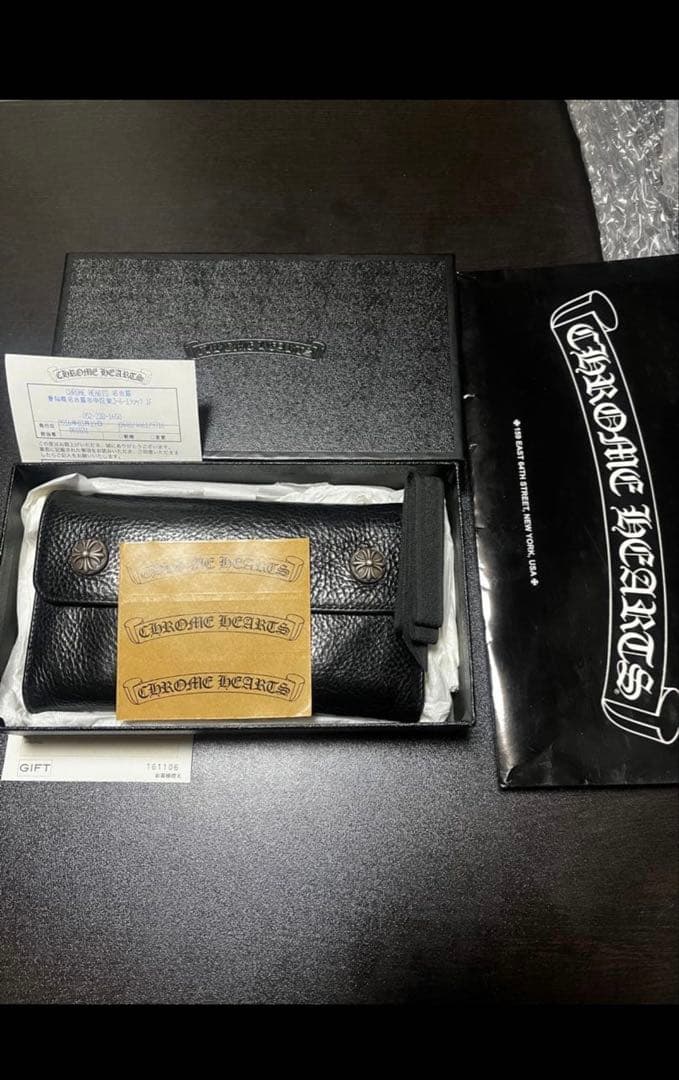 正規品インボイス付き CHROMEHEARTSWAVE ウォレット